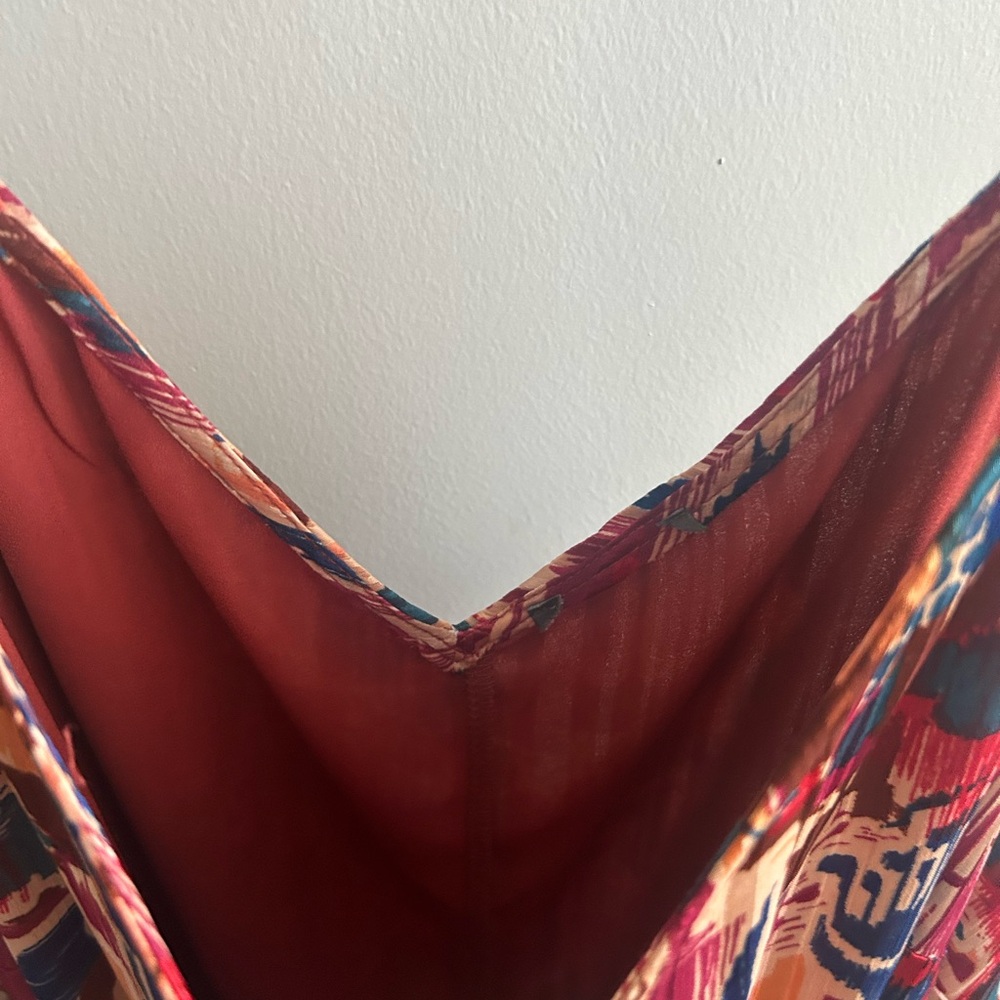 Multicolor unique Sleeveless Maxi Dress - Picture 5 of 10